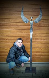 Kovaný anděl 2.metry